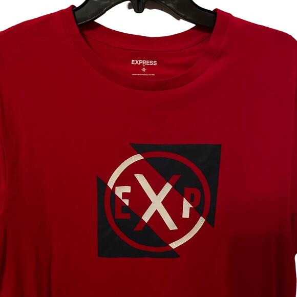 Express Red Men’s Graphic Tee Shirt - Size XL - Picture 2 of 5